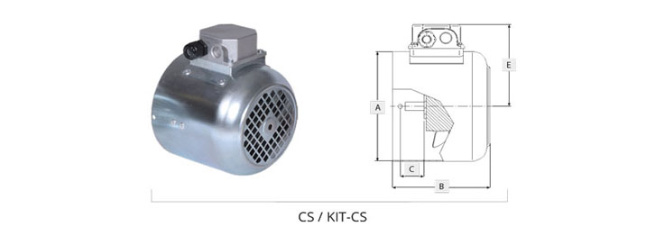 Three-phase forced ventilation