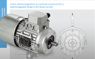 Self-braking asynchronous motors